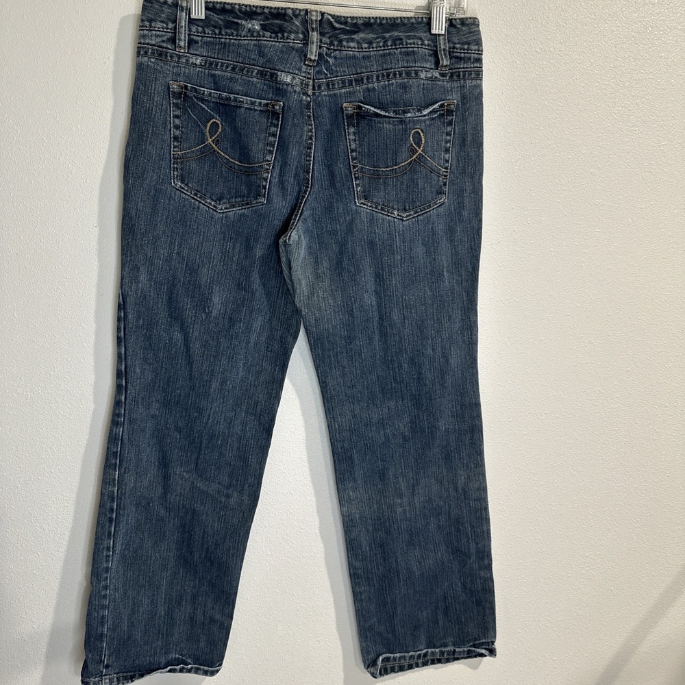 Loft Ann‎  taylor relaxed And Straight Jeans Wash Blue Size P6 - Picture 5 of 12